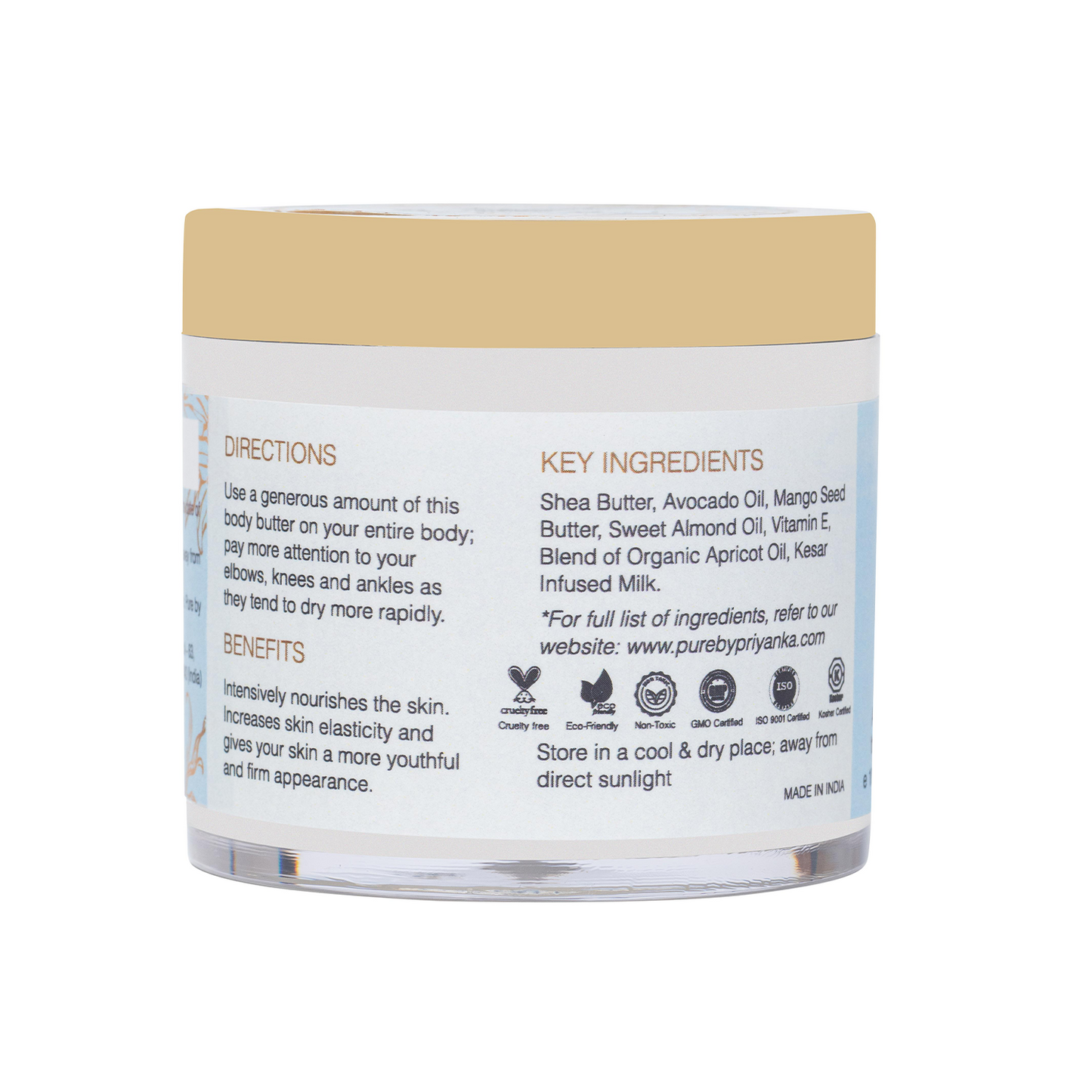 Kesar & Apricot Oil Body Butter