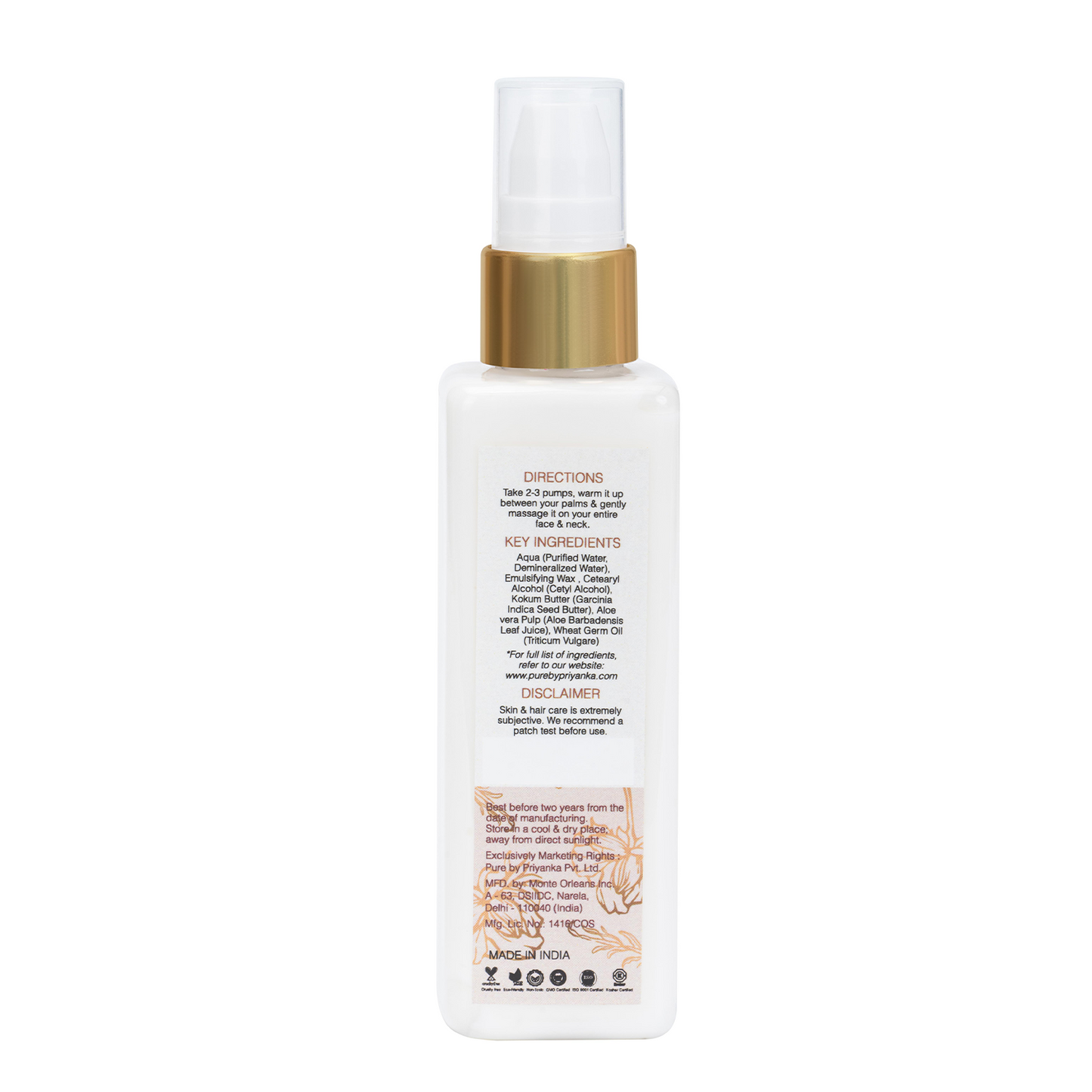 Rose Gold Face Moisturizer