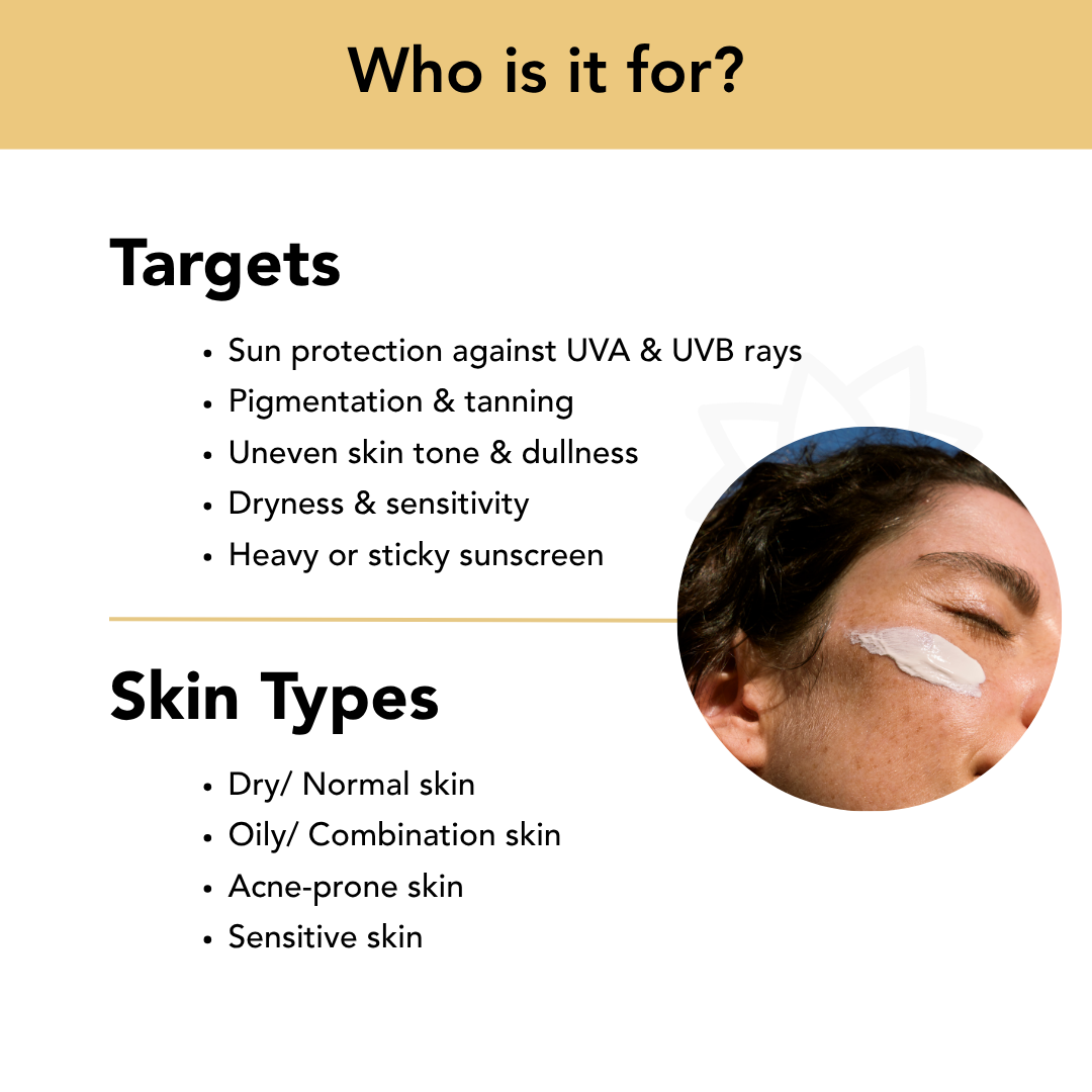 Fluid Sunscreen SPF 50 PA +++ with Licorice + Kojic acid + Soymilk Peptide