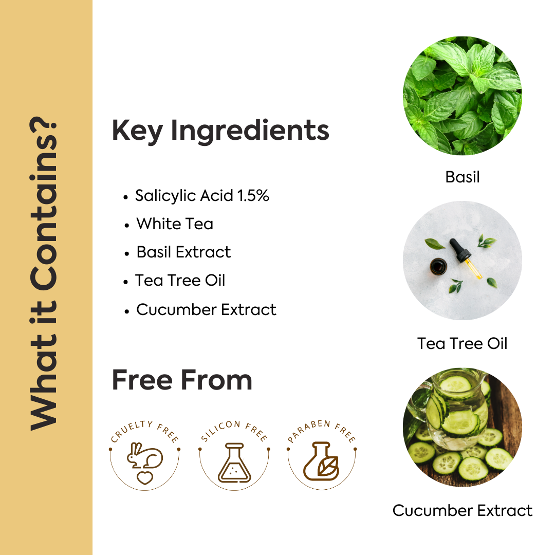 Aloe cucumber face wash ingredients for healthy skin