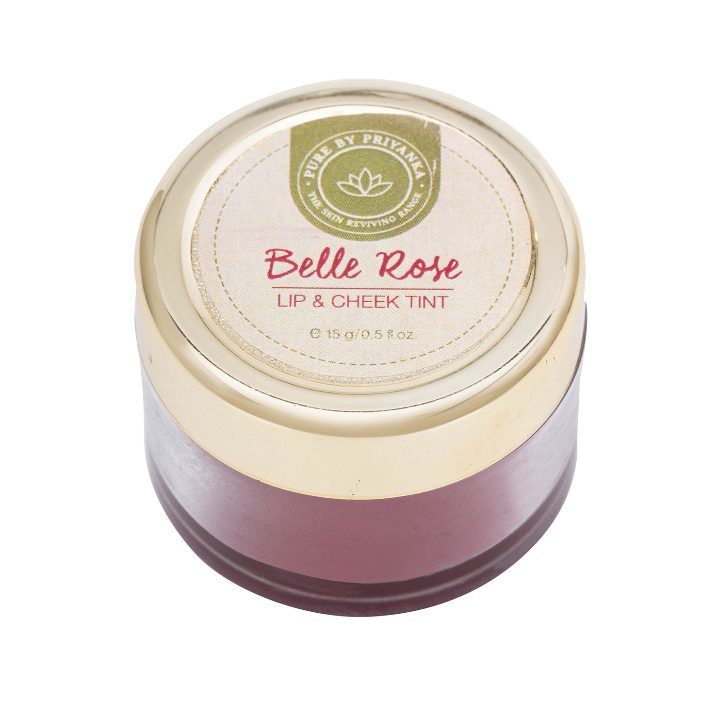 Belle Rose Lip & Cheek Tint for smooth application