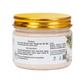 Coconut and shea butter body scrub with natural ingredients