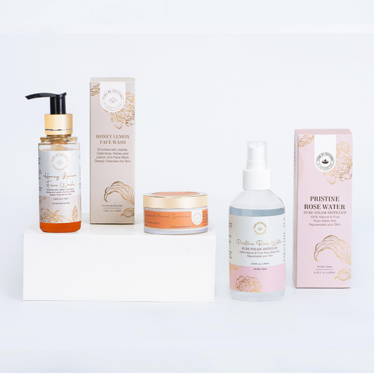 Skincare products for dull, dehydrated skin by pure by priyanka