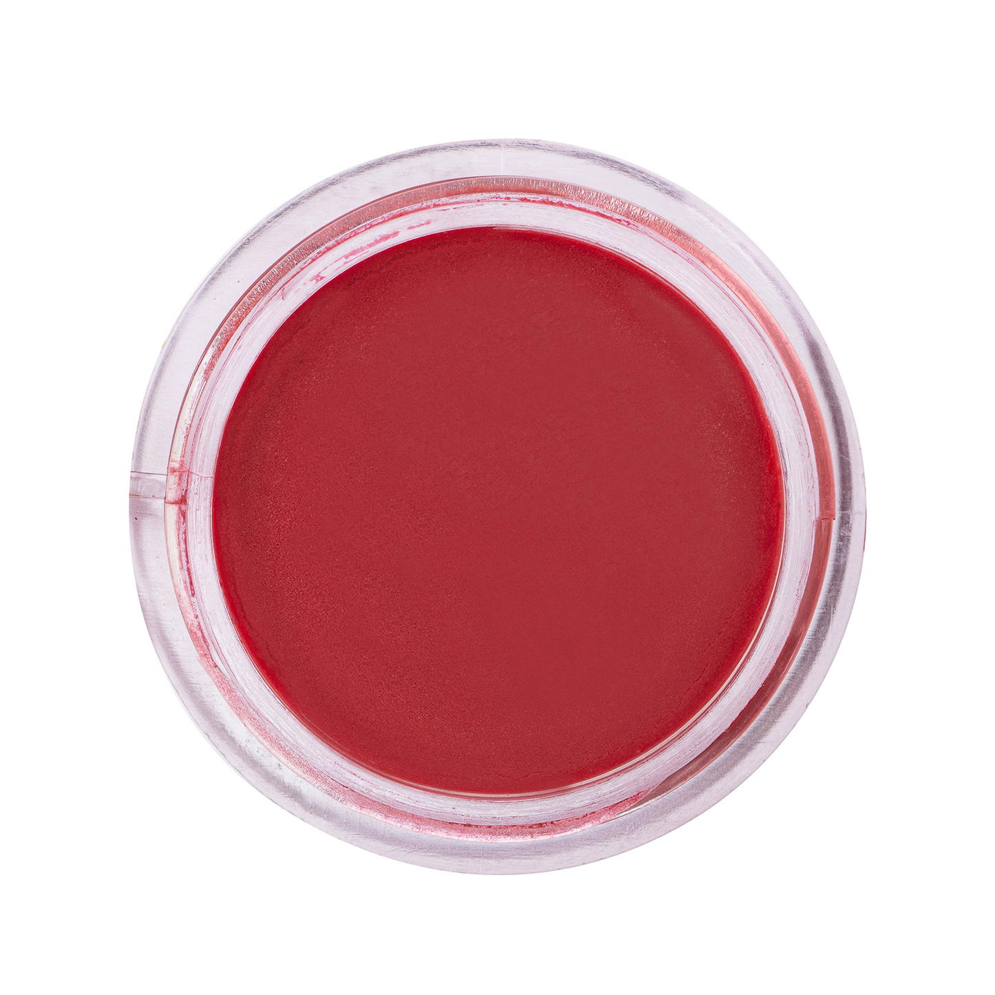 Creamy red lip and cheek tint jar suitable for all skin tones