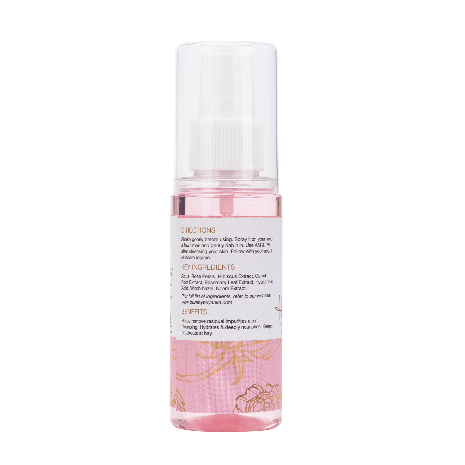 Hibiscus Herbal Toner ingredients for natural glow 