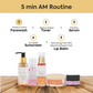 Honey lemon face wash daily application routine