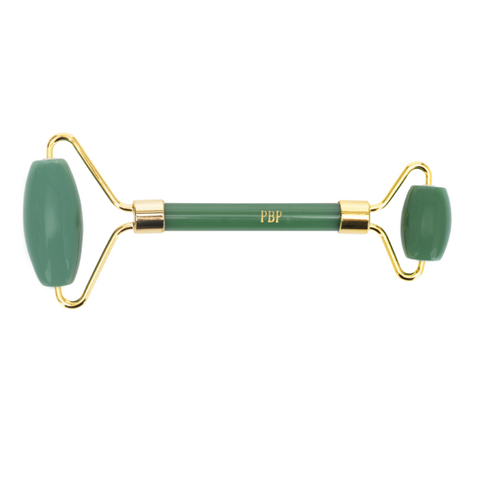 Dual-ended jade roller for face and neck massage by Pure by priyanka