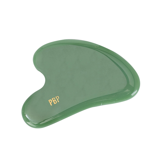 Jade gua sha tool for face massage by pure by priyanka