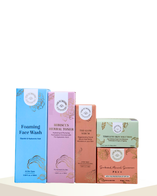 Skincare products for pigmentation control and brighter, even-looking skin by pure by priyanka 