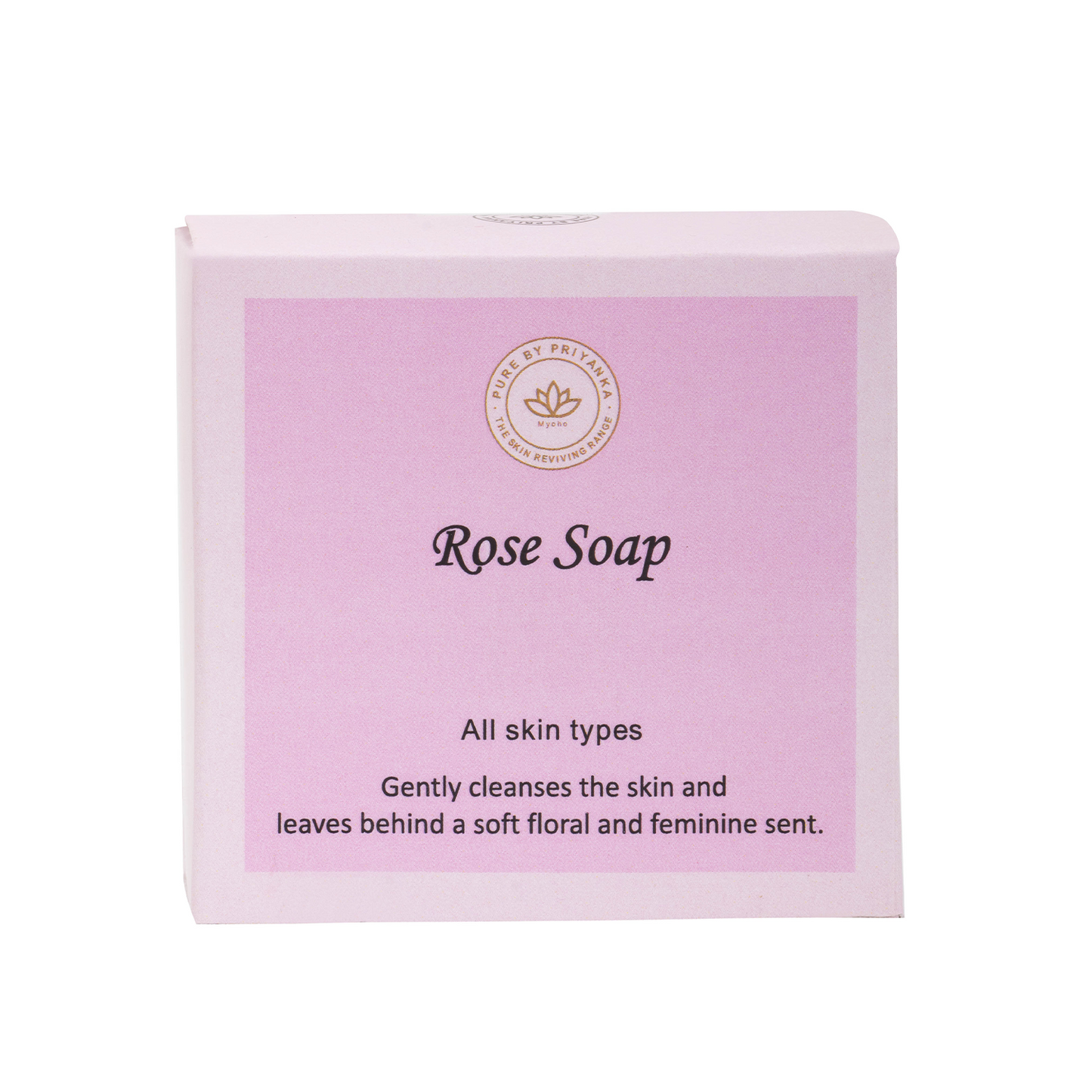 Rose soap with floral fragrance for daily use