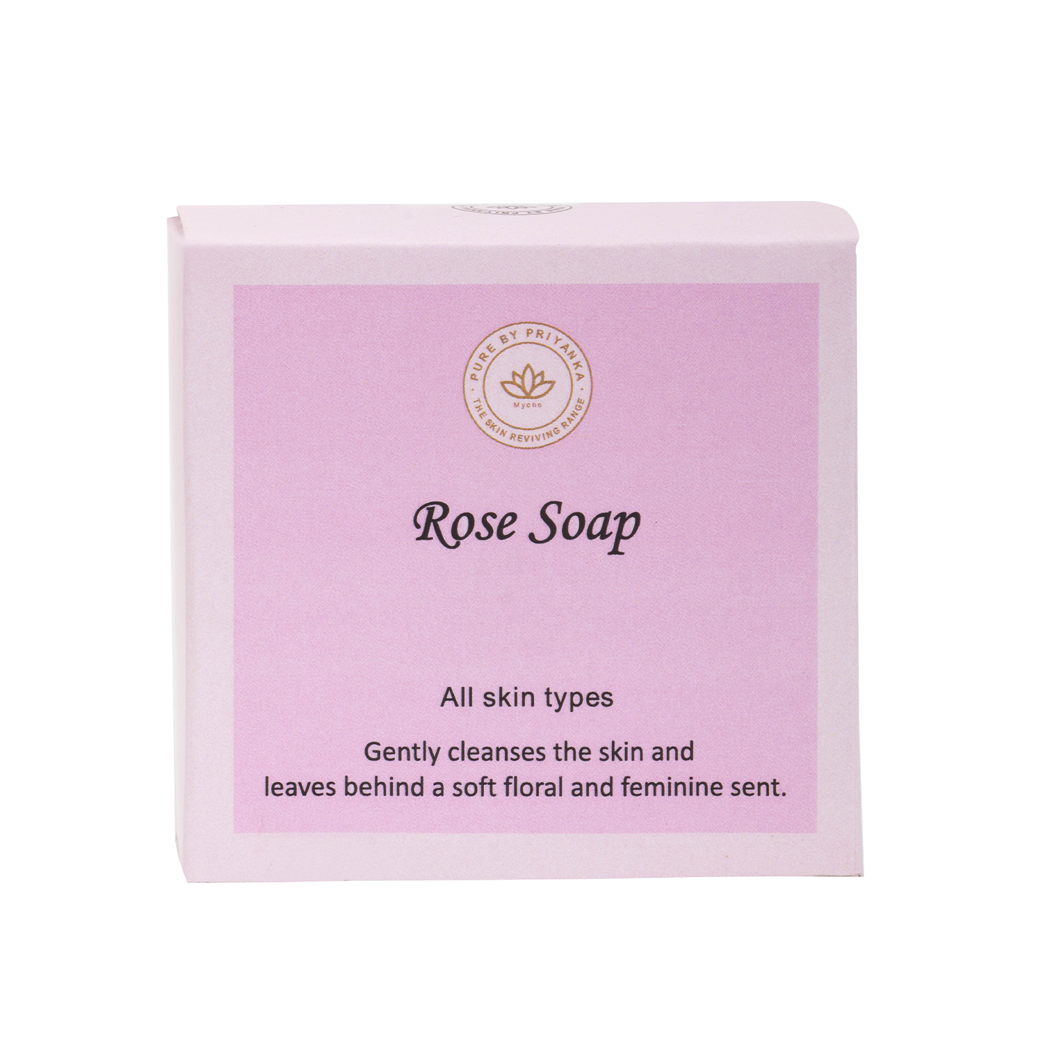 Rose soap with floral fragrance for daily use
