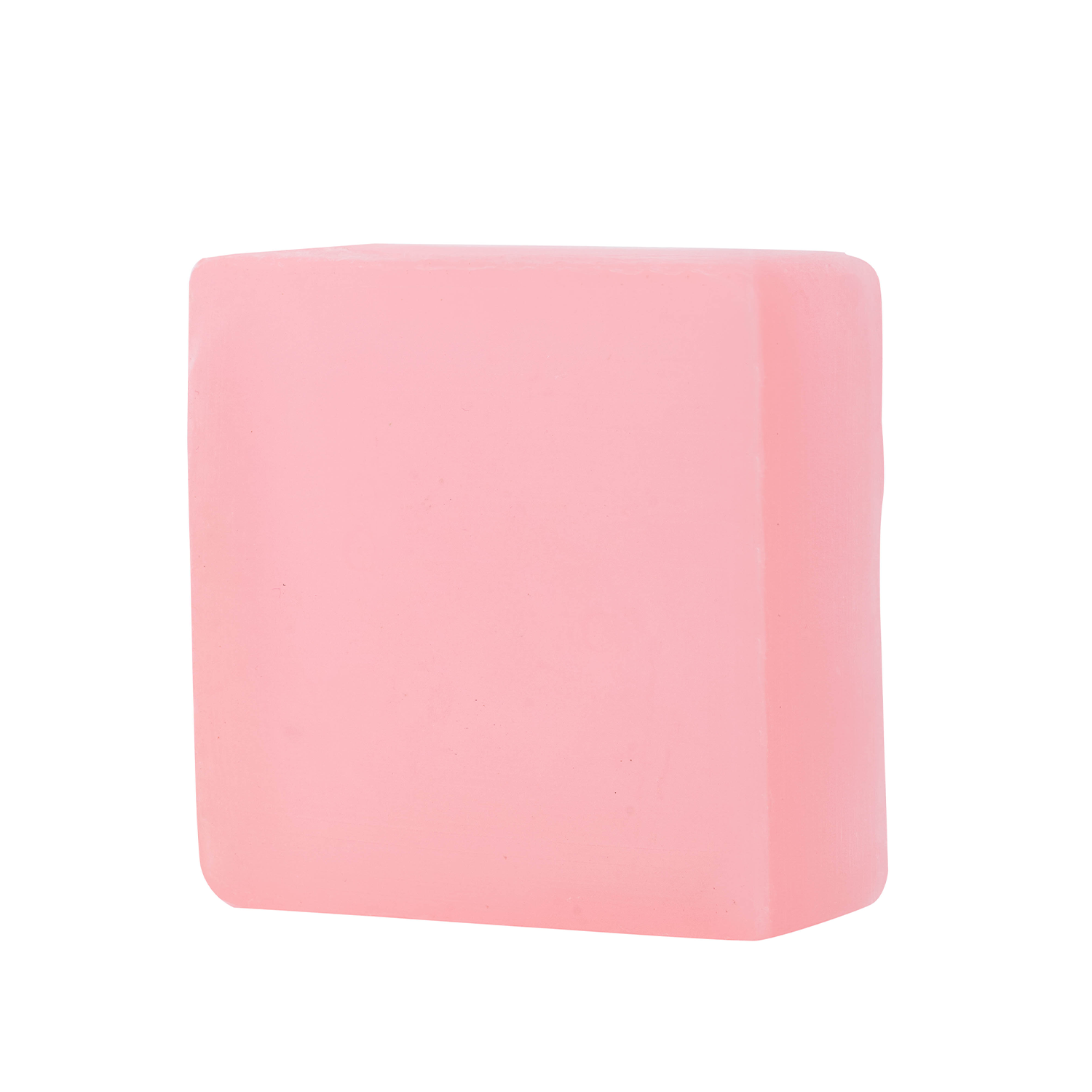 Rose soap texture and bar detail close-up