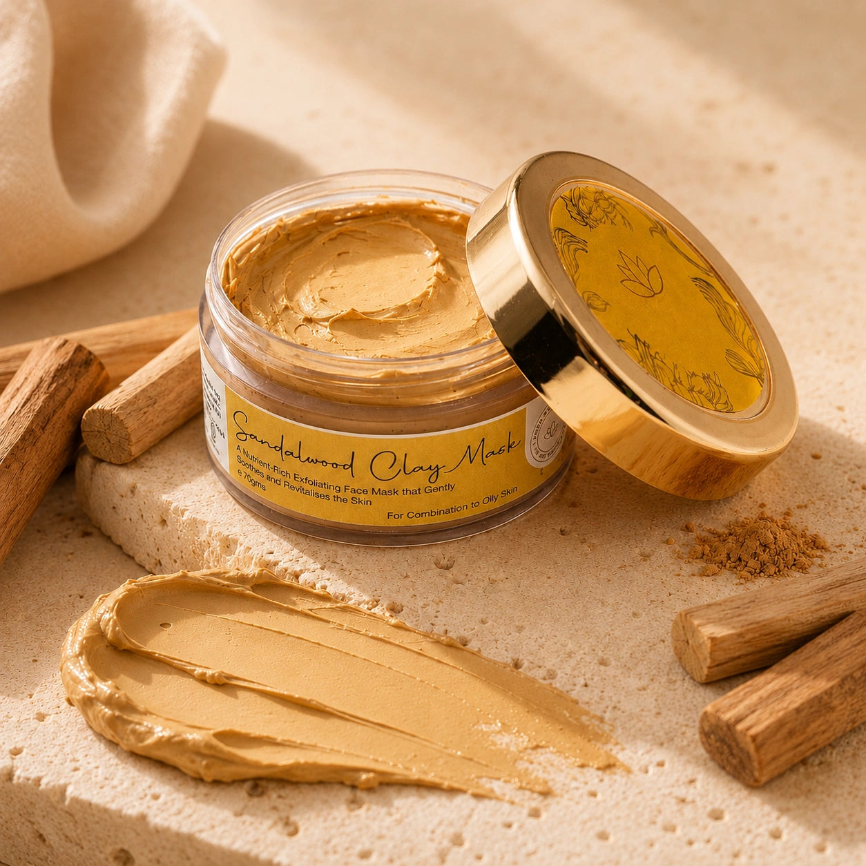 Sandalwood Clay Mask