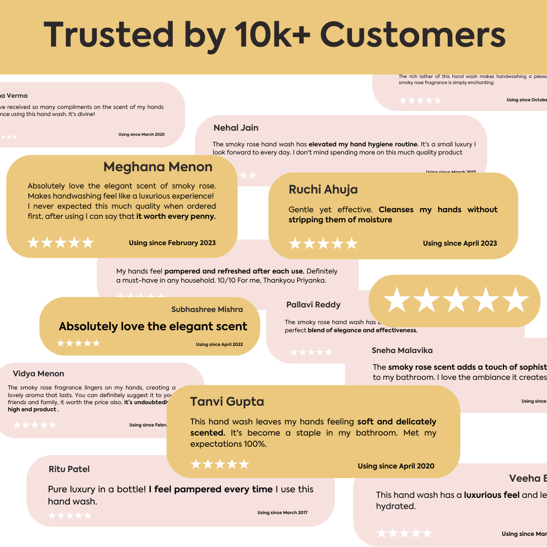 Smoky rose hand wash customer reviews 