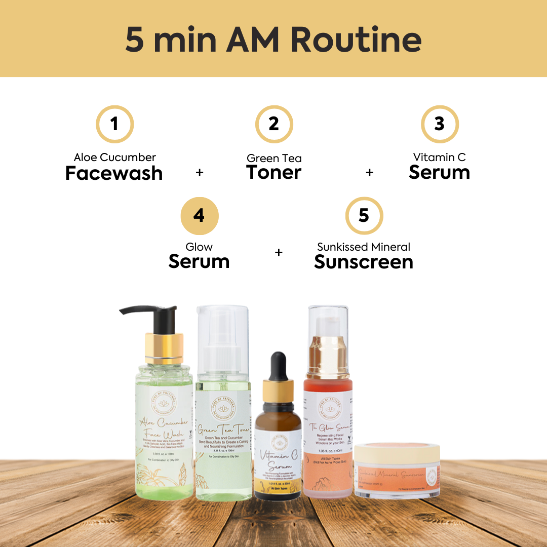 The kumkumadi Elixir Glow serum routine for healthy skin