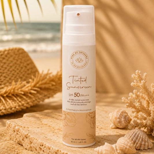 Tinted Sunscreen with D-Panthenol+ Niacinamide and SPF 50 PA+++
