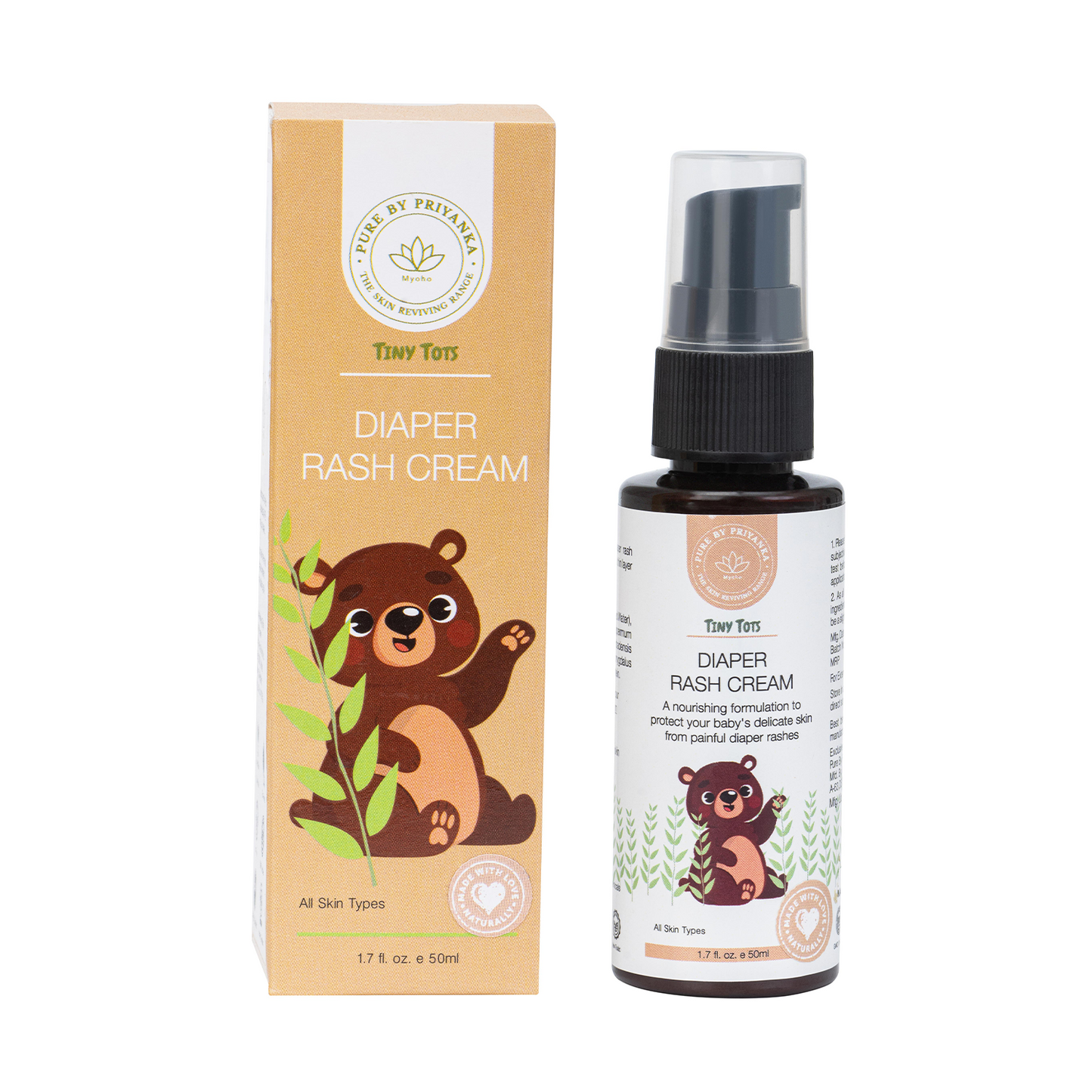 Tiny Tots Diaper Rash Cream for babies by pure by priyanka