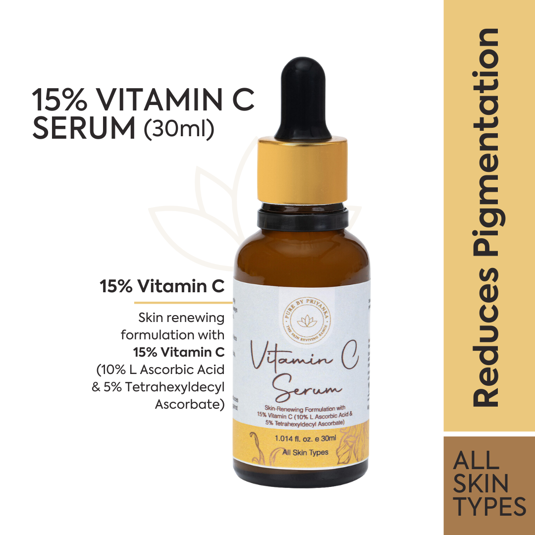 Vitamin C serum for Oily Skin by Pure by Priyanka